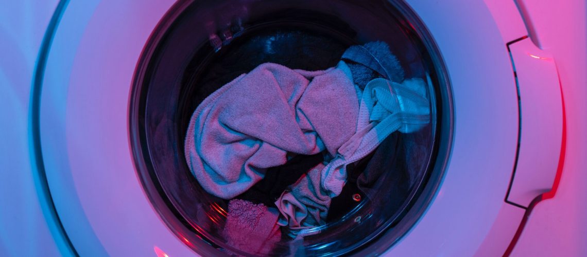 white washing machine